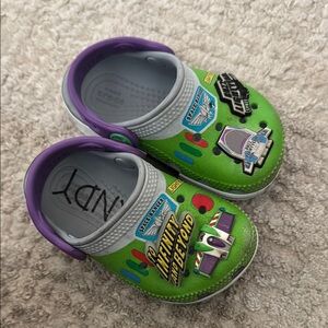Buzz Lightyear Kids Clogs - Green and Purple